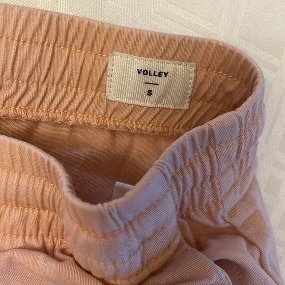 PacSun Los Angeles Pink Cotton Spandex Elastic Waist Shorts - Picture 6 of 10